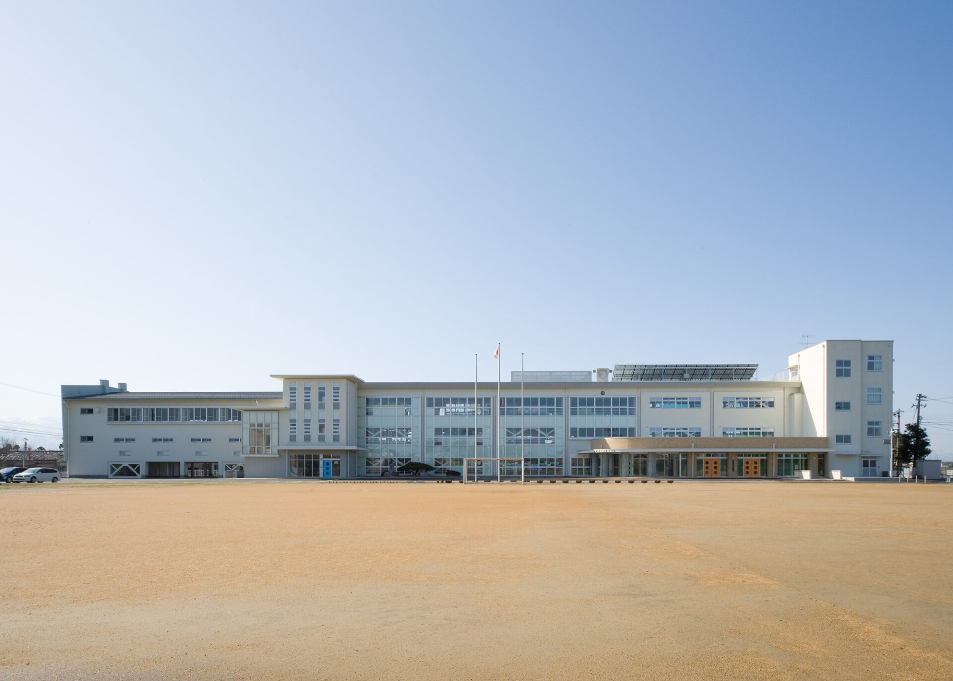 舟橋村立舟橋小学校 福見建築設計事務所 Fukumi Architecs Associates Co Ltd